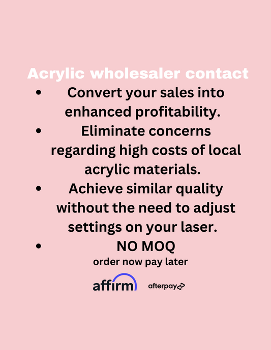 Acrylic wholesaler