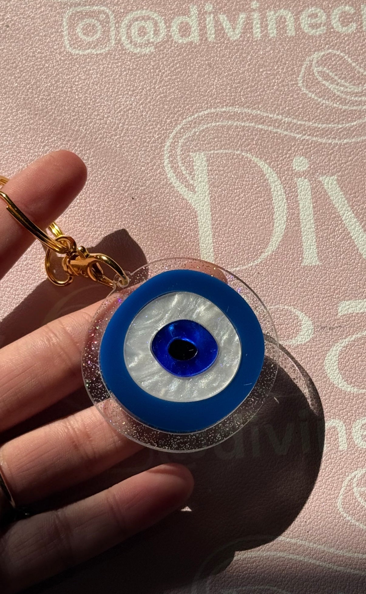 evil eye nfc keychain. ( ships in 8 business days)