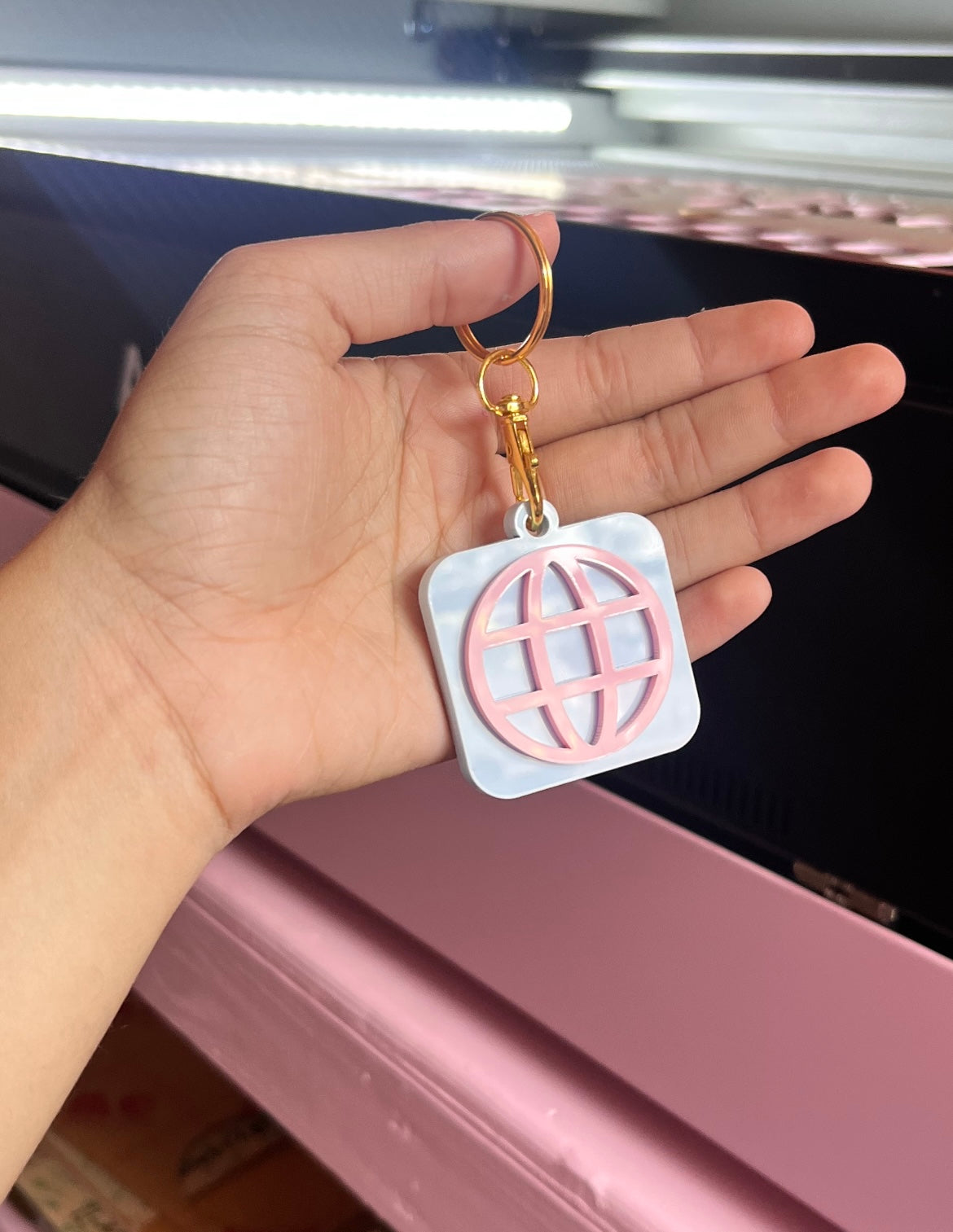 Website nfc  keychain