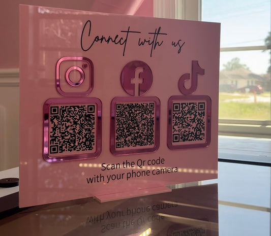qr code sign sale