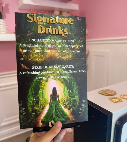 One part bar sign