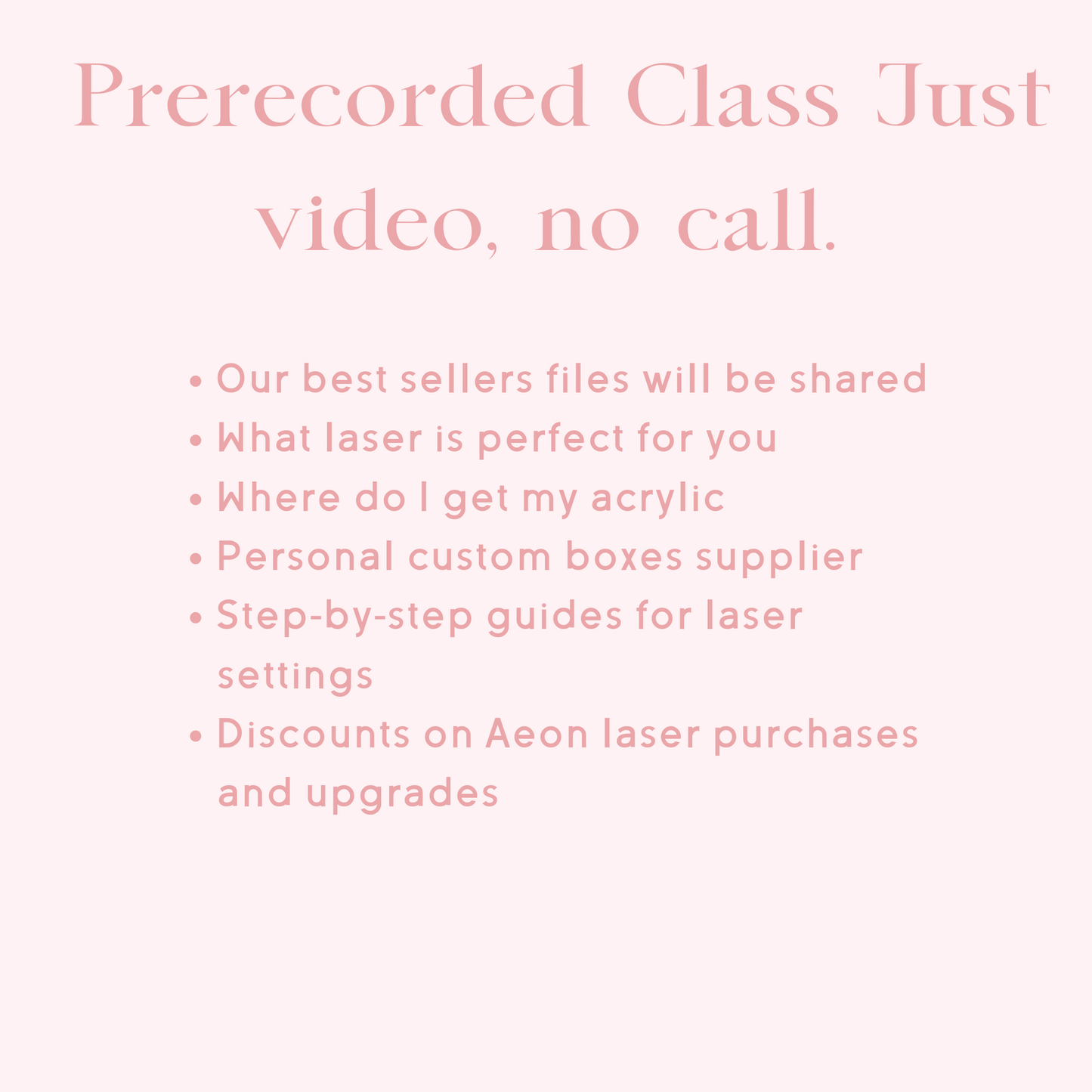 Bronze course, VIDEO ONLY